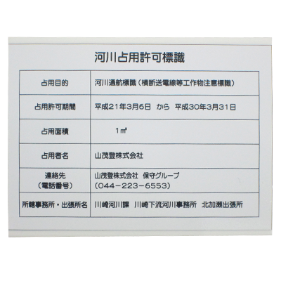表示板 表示板